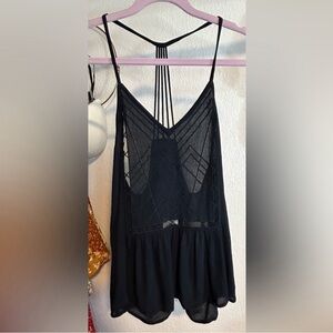 NWT • ROXY // STRAPPY TANK TOP - DEEP BLUE
